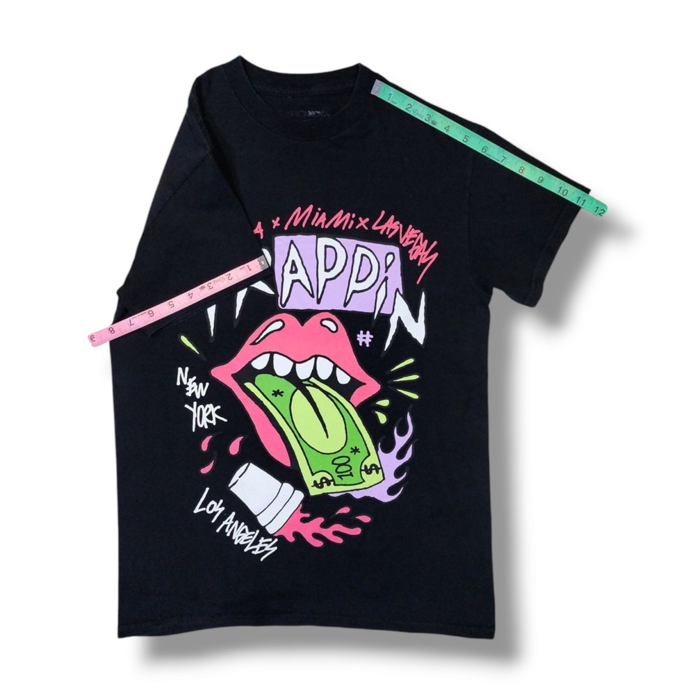 Fashion‎ Nova Trappin' Atlanta, Miami, Los Angeles Black T-Shirt Women's Small - Picture 5 of 8